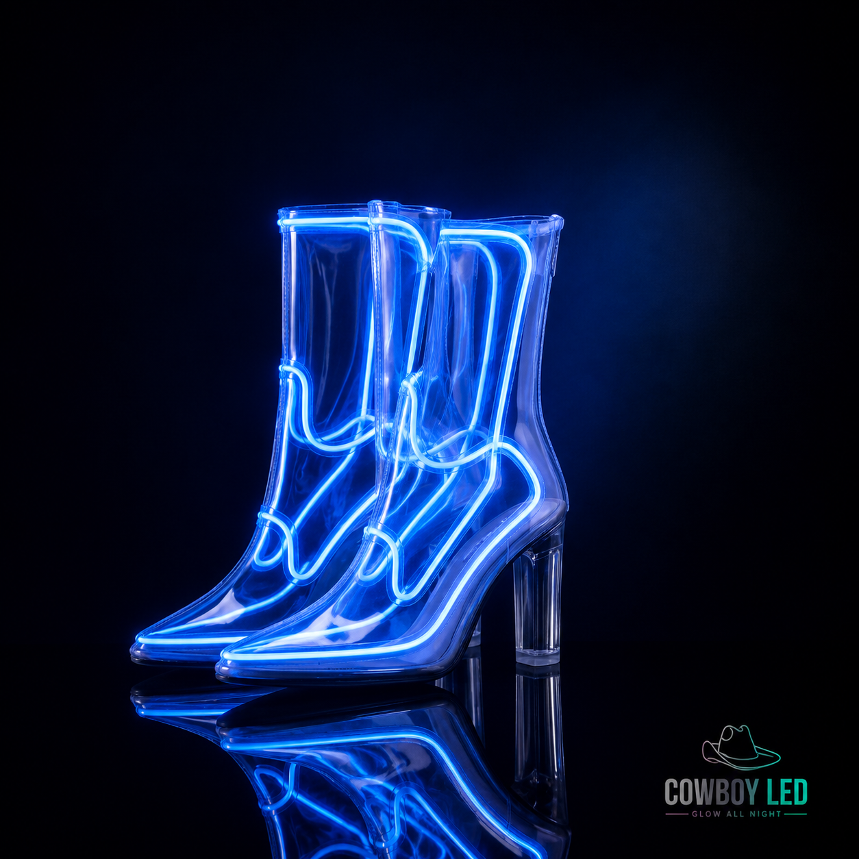 Cowboy LED Heels
