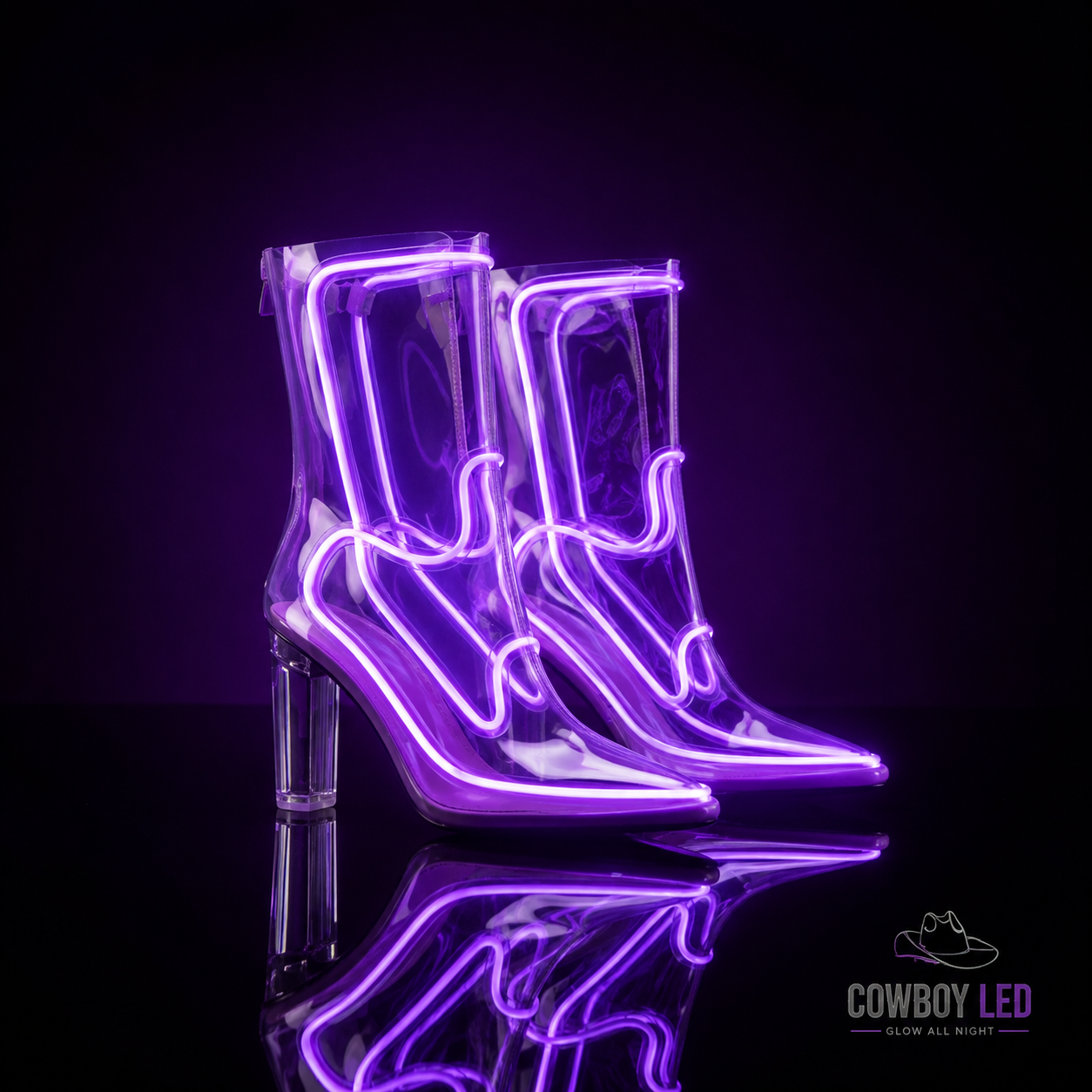 Cowboy LED Heels
