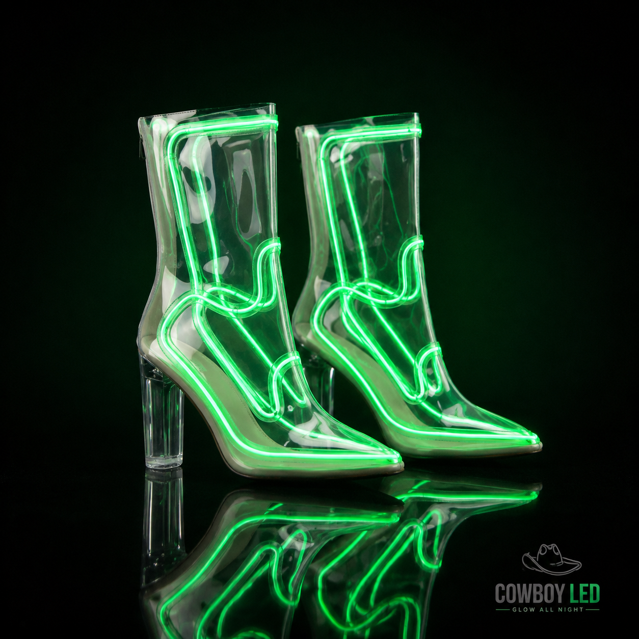 Cowboy LED Heels